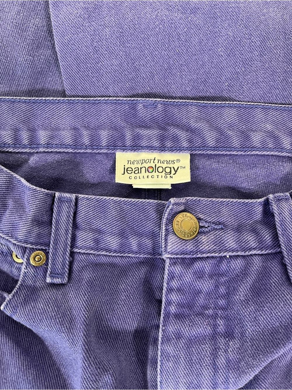 Newport News Purple Flare Jeans